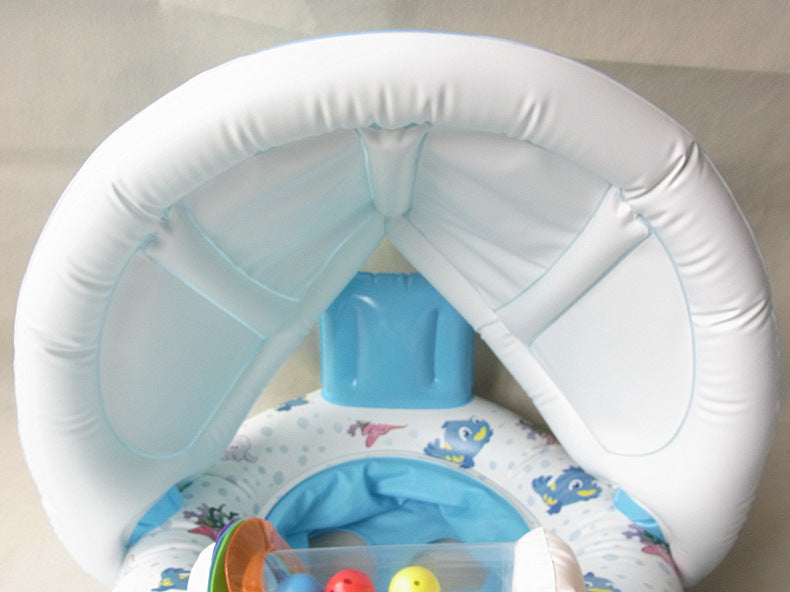 Thicken Swimming Ring With Bell | Eco-Friendly PVC Pool Float for Mother & Child Canada