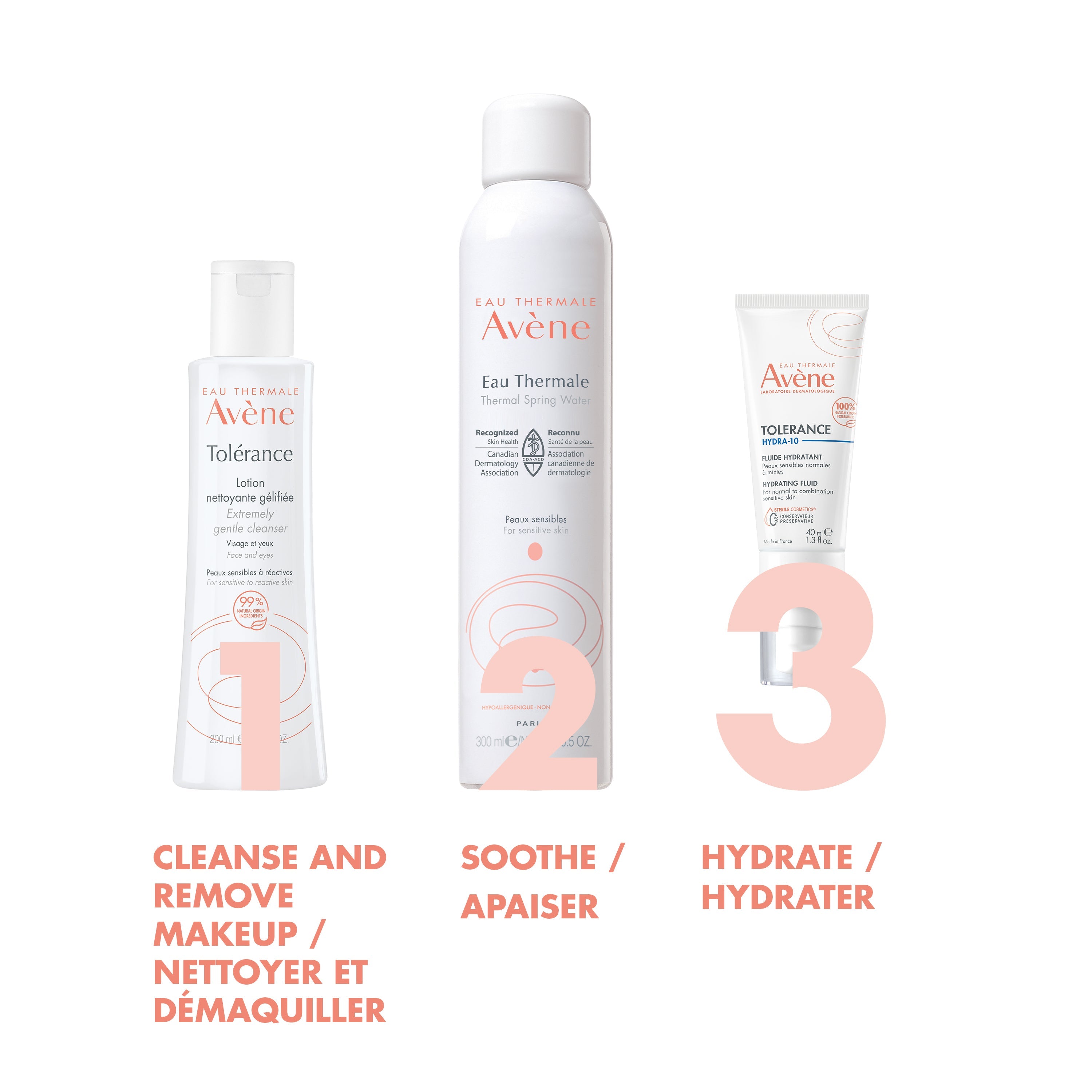Avene Tolerance Hydra-10 Hydrating fluid, 40ml