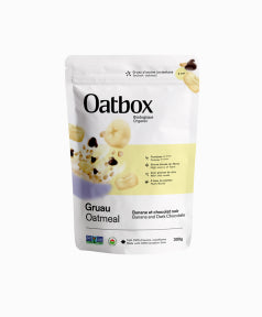 Oatbox - Dark Chocolate & Banana Oatmeal (300g)