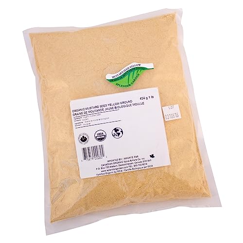 Splendor Garden - Organic Mustard Seed Yellow Grd (454g)