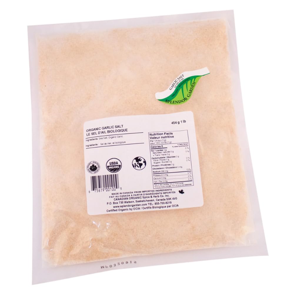 Splendor Garden - Organic Garlic Salt (454g)