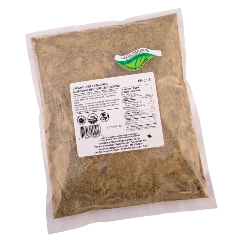 Splendor Garden - Organic Greek Seasoning (454g)