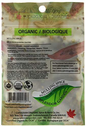 Splendor Garden - Organic Mulling Spice (227g)