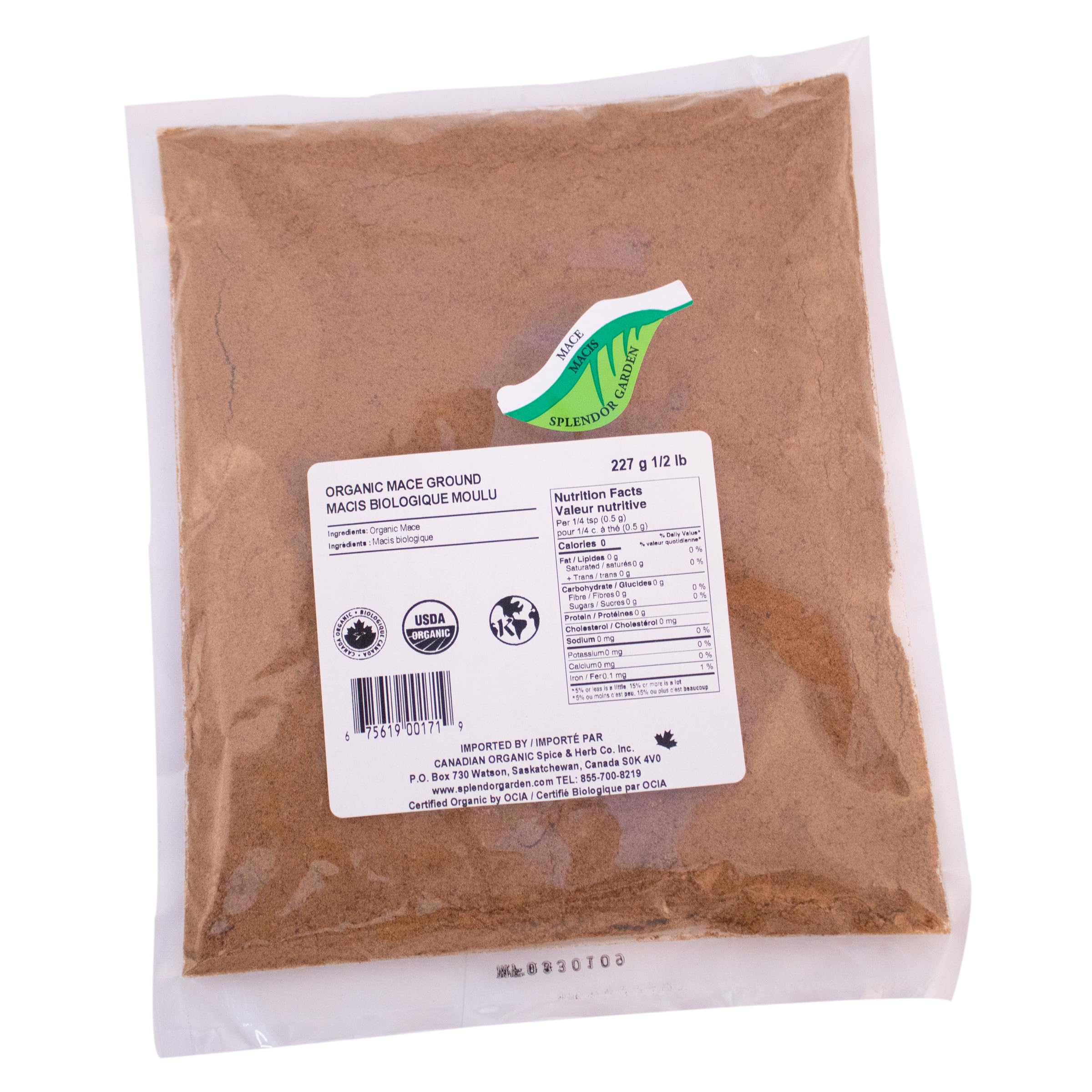 Splendor Garden - Organic Mace Ground (227g)