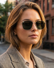 Kaelix – Square Aviator Sunglasses | Bolero Eyewear