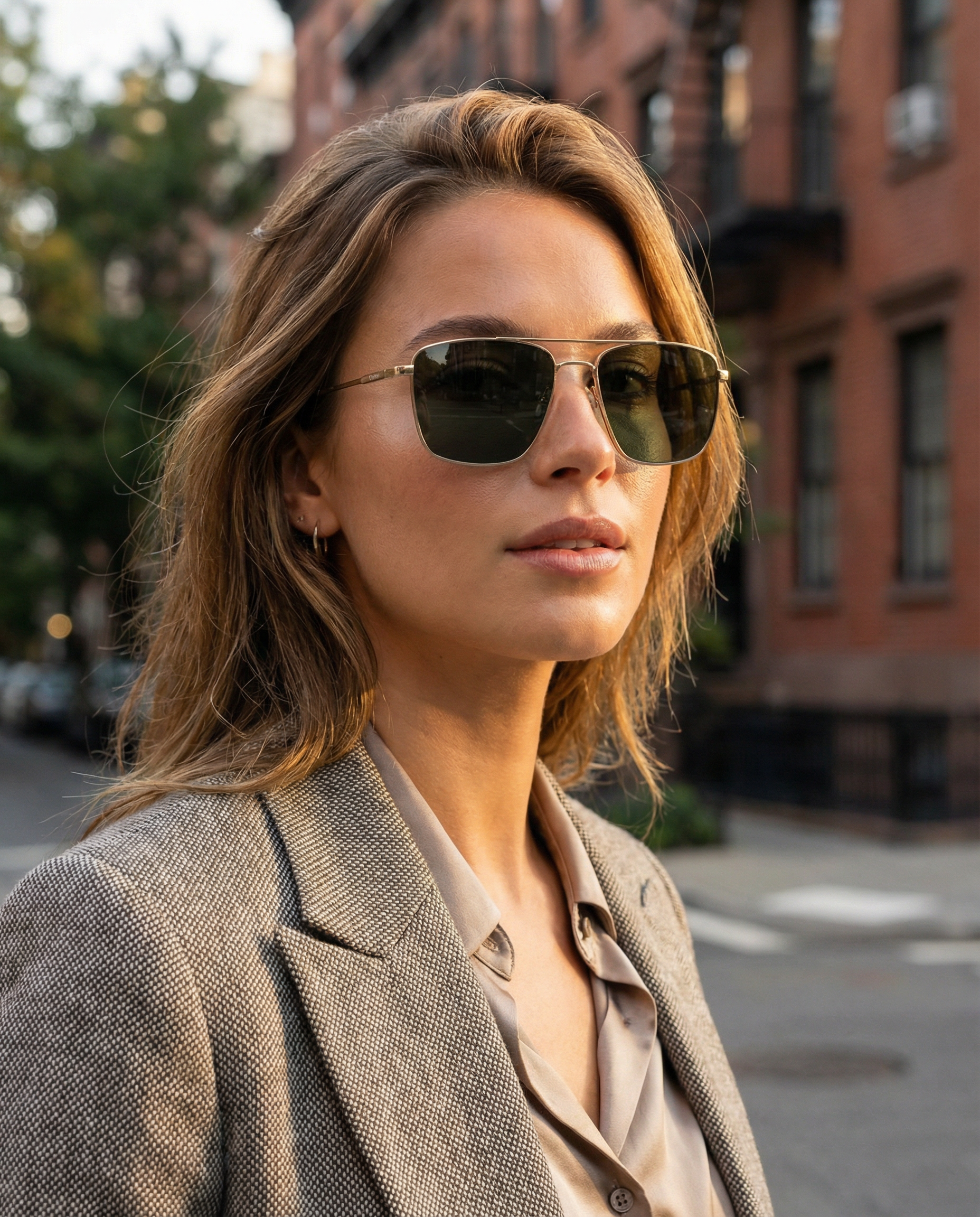 Kaelix – Square Aviator Sunglasses | Bolero Eyewear