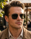 Kaelix – Square Aviator Sunglasses | Bolero Eyewear