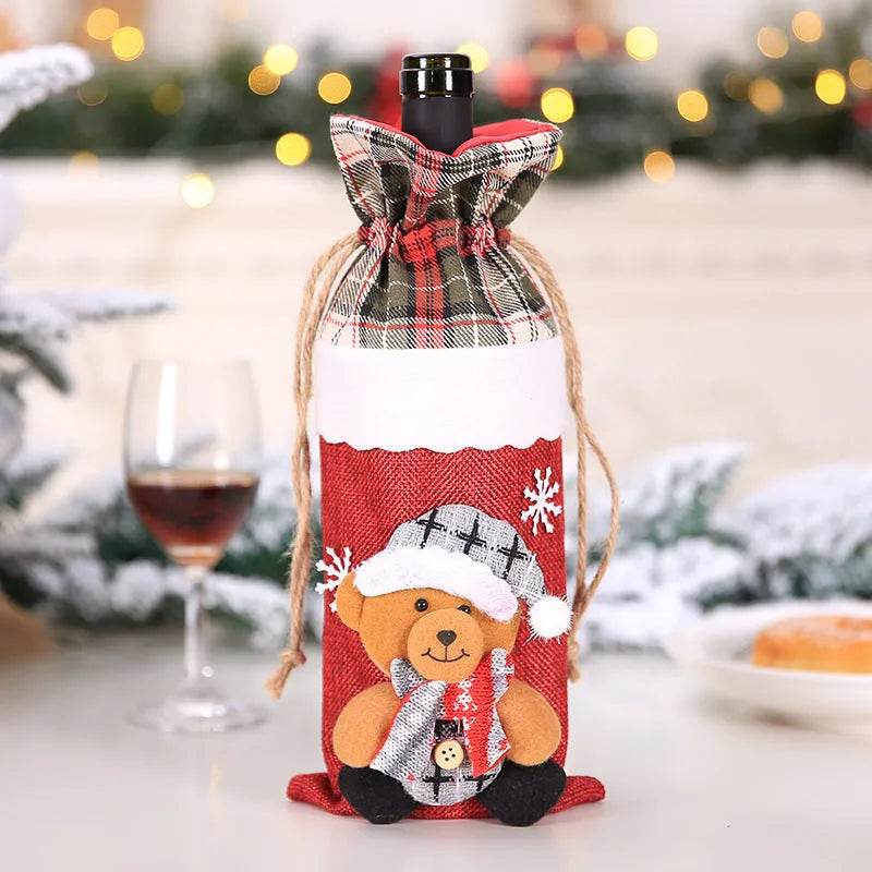 Christmas Decorations Christmas Wine Bottle Socks
