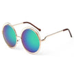 Large Frame Round Frame Unisex Sun Glasses True Film Ink Mirror Flat Light Mirror
