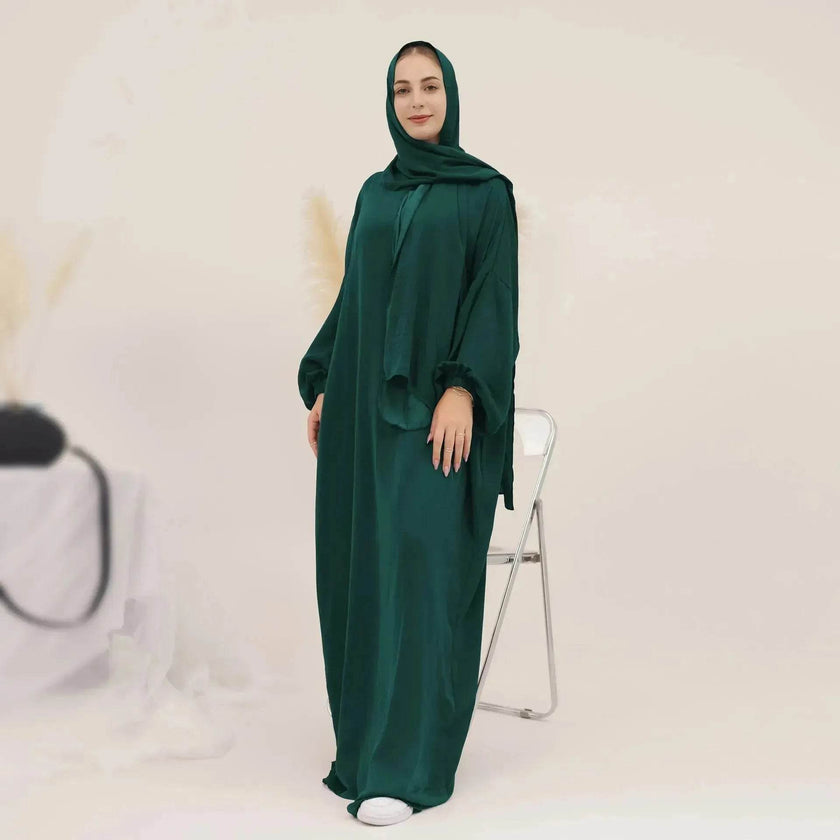 New ArabMiddle East Dubai Turkey Abaya dress Simple Plain Abaya 2025