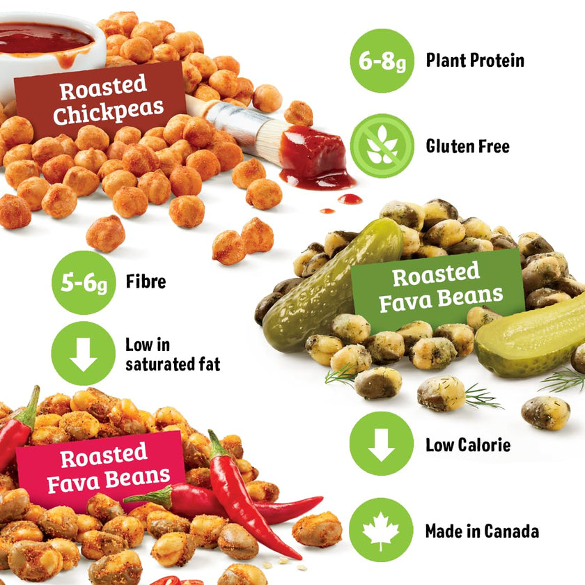 Three Farmers - Roasted Chickpeas - BBQ (120g)