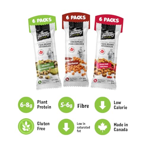 Three Farmers - Roasted Chickpeas - BBQ (120g)