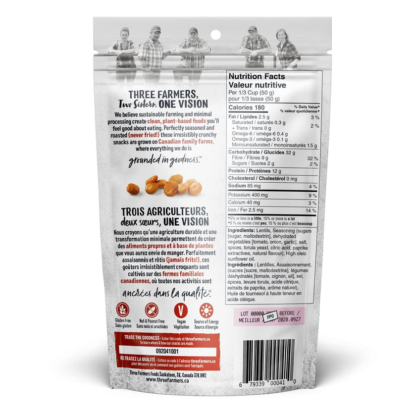 Three Farmers - Roasted Fava Beans - Sea Salt (140g)