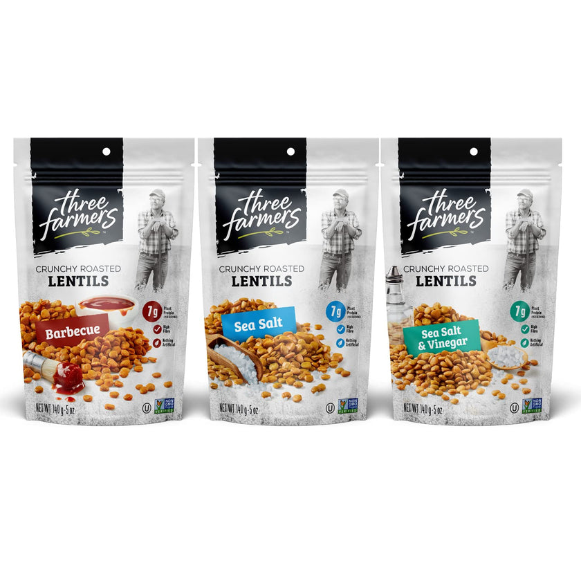 Three Farmers - Roasted Fava Beans - Sea Salt (140g)