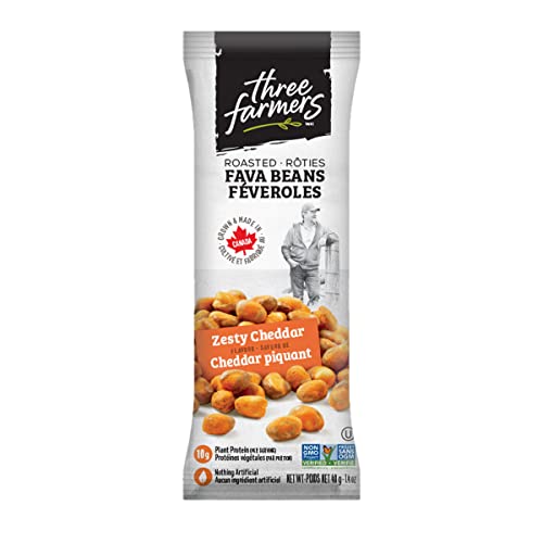 Three Farmers - Roasted Fava Beans - Zesty Cheddar (140g)