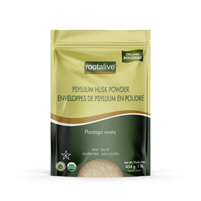 Rootalive - Organic Psyllium Husk Powder (454g)