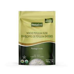 Rootalive - Organic Whole Psyllium Husk (454g)
