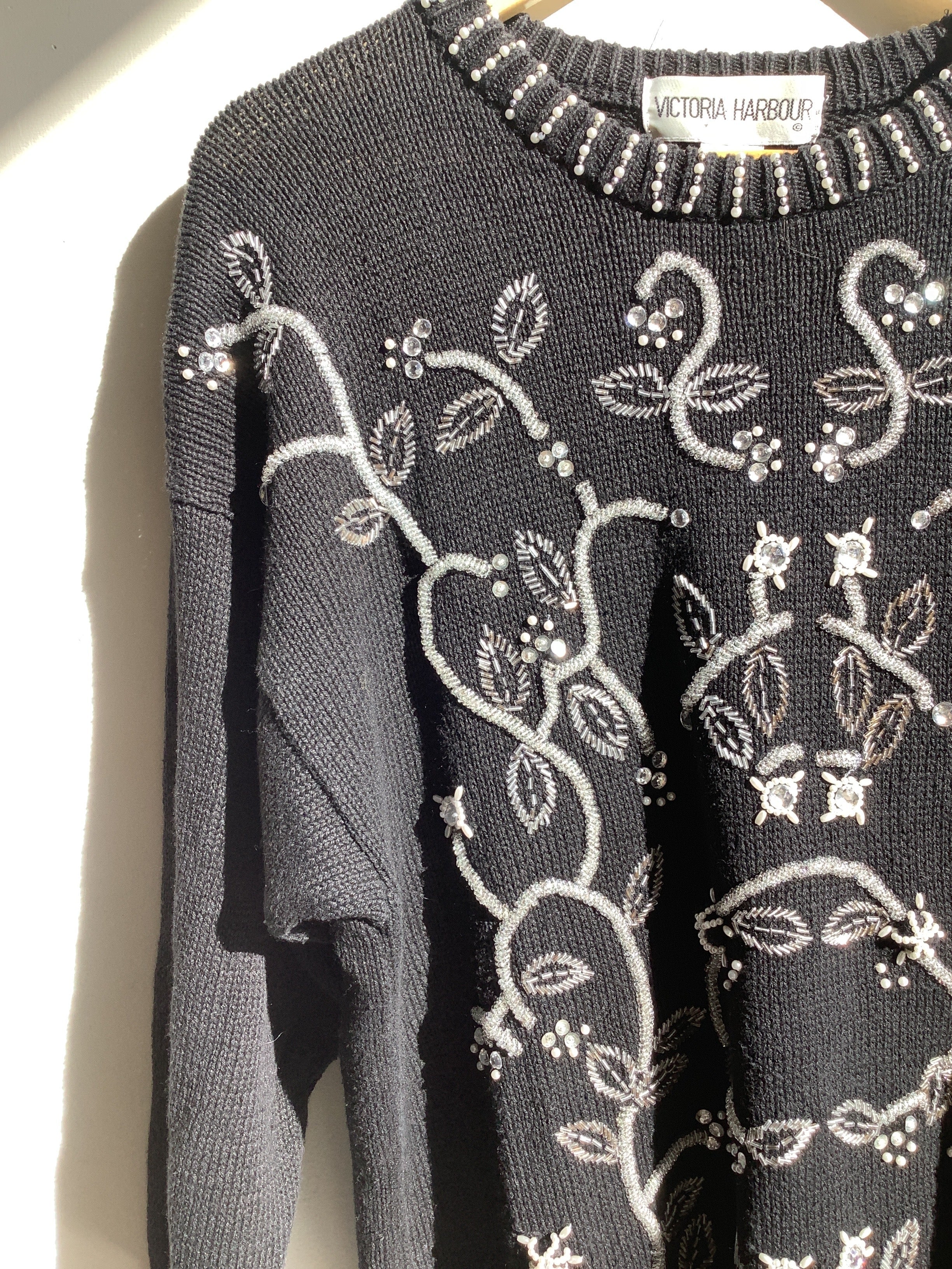 Victoria Harbour Beaded Sweater