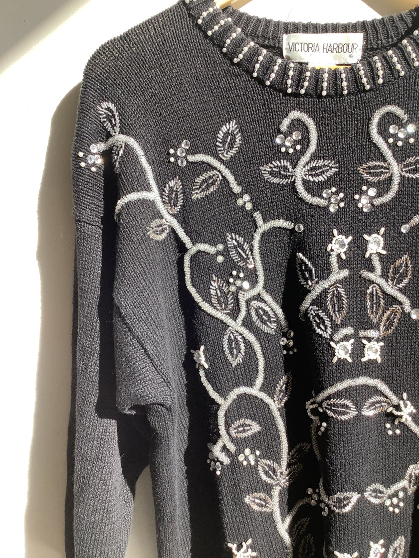 Victoria Harbour Beaded Sweater