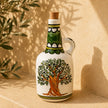 Large Ceramic Oil Bottle 12×12×25 cm – Handmade Olive Oil Dispenser & Kitchen Accessories Decor