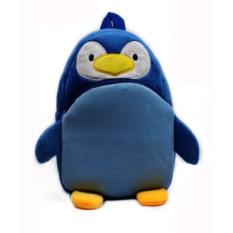 Cute Animal Plush Mini Backpack for Toddlers & Kids – Soft Cartoon School Bag