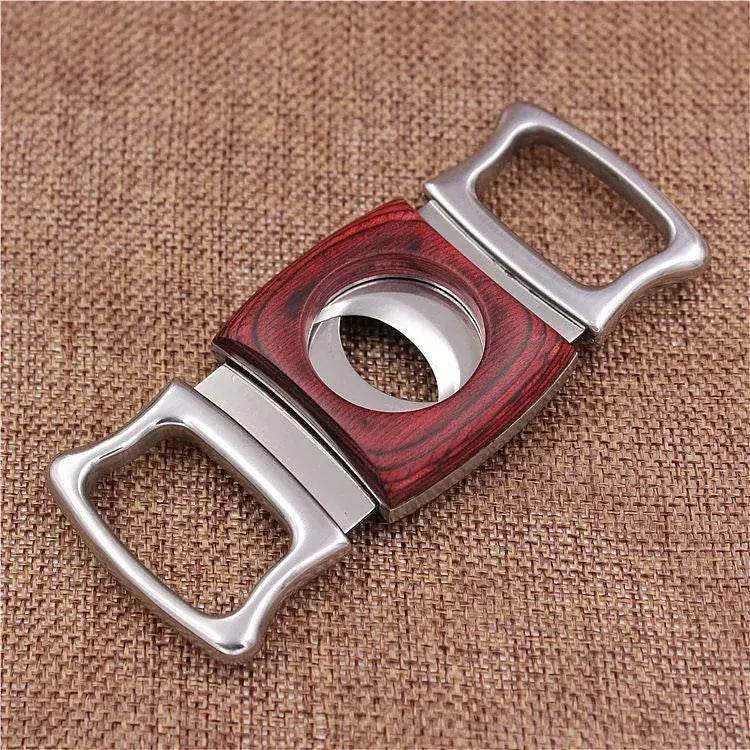 Stainless Steel Cutter - Thickened Wood Inlaid