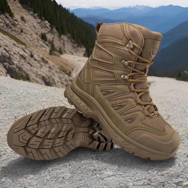 Men's Mid-Top Outdoor Hiking Boots – Waterproof Rubber Sole | EU 39–47