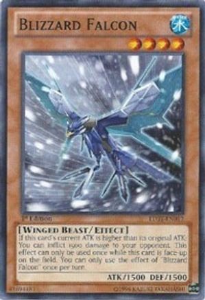 Blizzard Falcon (LTGY-EN012) - Lord of the Tachyon Galaxy 1st Edition