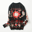 Funny Christmas sweater couple loose jacquard sweater