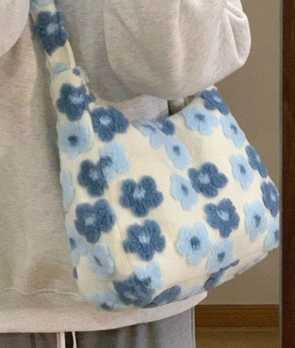 New Large Capacity Fur Bag Women's Bag Casual All-matching
