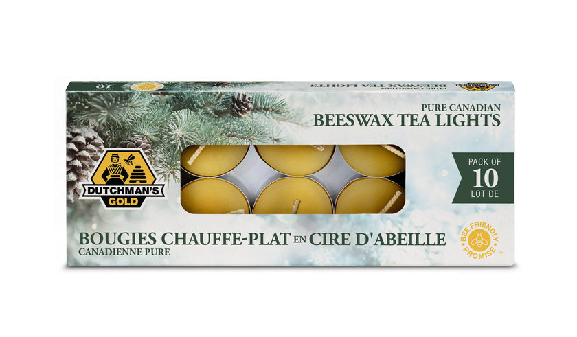 Dutchman's Gold - Winter Wonderland Beeswax Tealights (10pk)