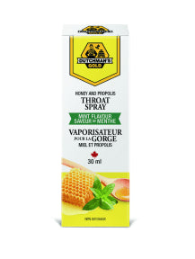 Dutchman's Gold - Honey & Propolis Throat Spray-Mint (30ml)
