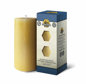 Dutchman's Gold - Beeswax Candle Pillar 2.25x5.75 (1ea)