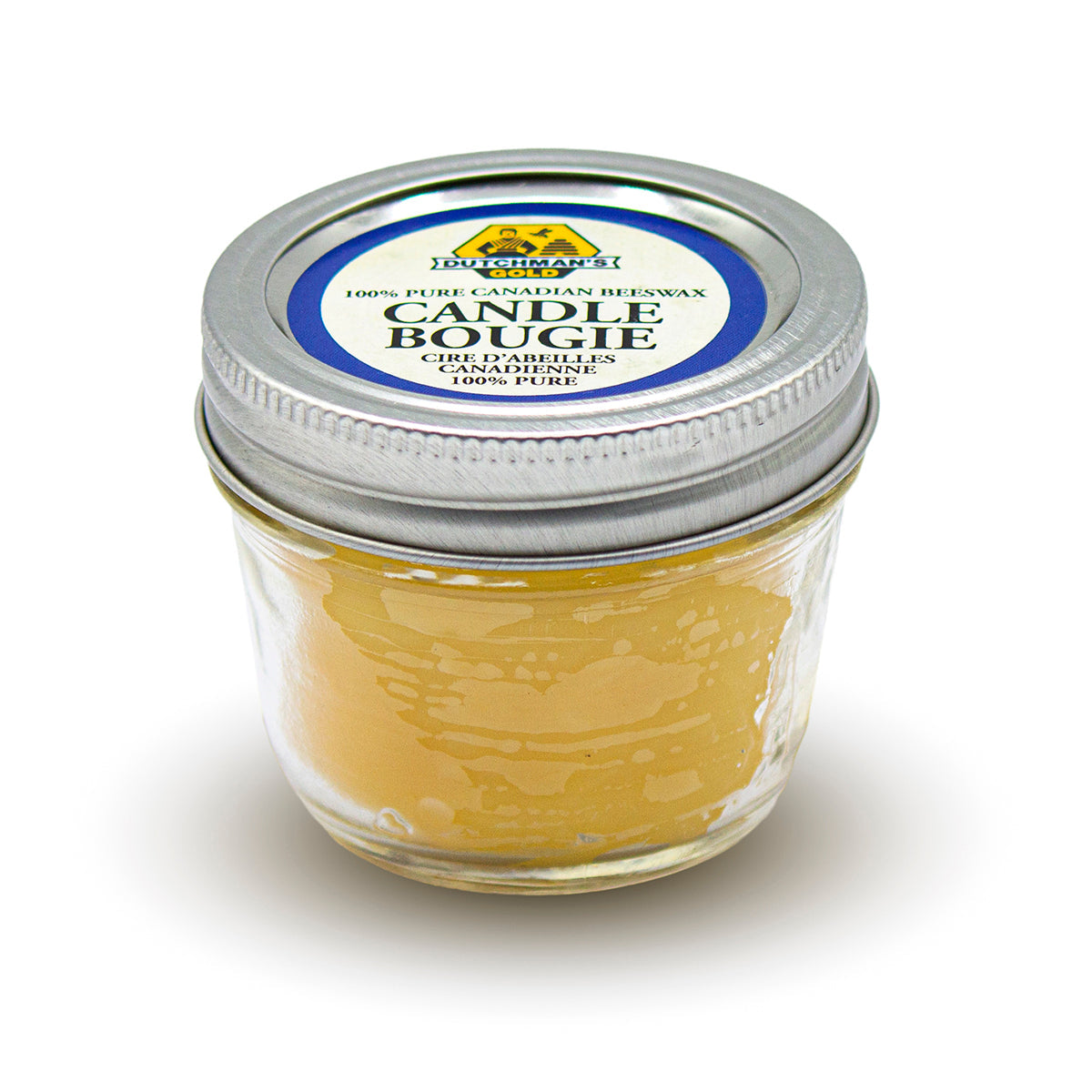 Dutchman's Gold - 4oz Mason Jar Beeswax Candle (1ea)