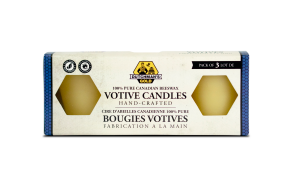 Dutchman's Gold - Beeswax Candles, Votive (3pk)