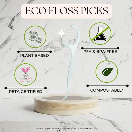The Future Is Bamboo - Eco Floss Picks - FRESH MINT (50ct)