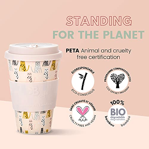 The Future Is Bamboo - B. Café Bamboo Cups - Feline Fine (1un)