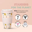 The Future Is Bamboo - B. Café Bamboo Cups - Feline Fine (1un)