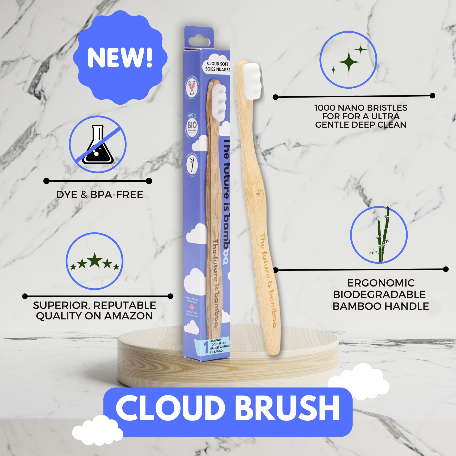 The Future Is Bamboo - Cloud Brush (1un)