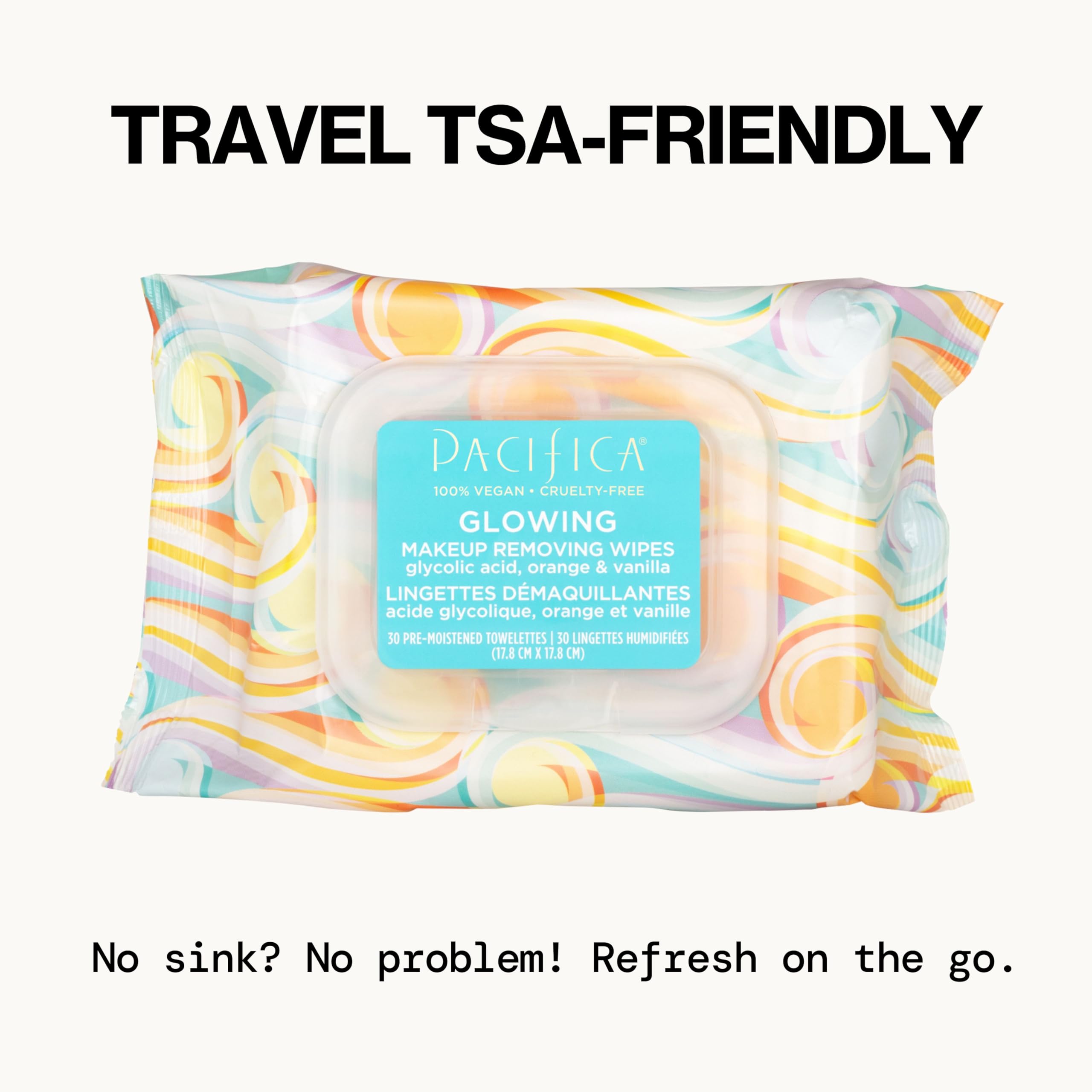 Pacifica - Glowing Makeup Removing Wipes (30ct)