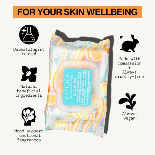 Pacifica - Glowing Makeup Removing Wipes (30ct)