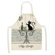 European and American cartoon cute cat apron