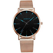 Mesh strap quartz watch