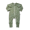Bamboo Baby Zipper Footed Onesie | Outer Space