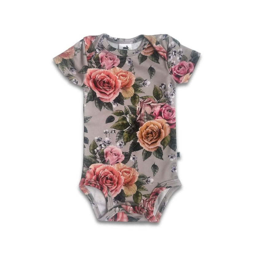 Baby Bamboo Onesie | Palm Fronds
