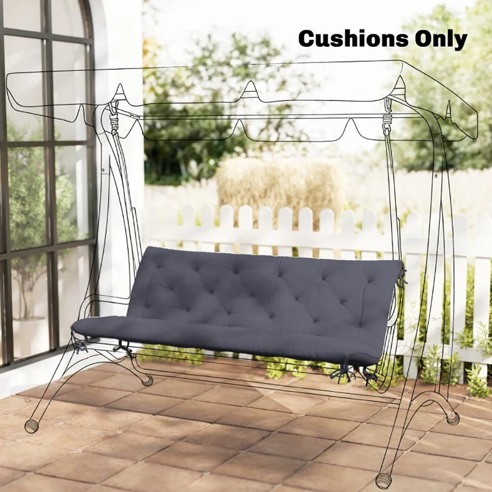 59'' X 38'' Tufted Bench Cushion For Outdoor Furniture, 3-Seater Replacement For Swing Chair, Patio Sofa Couch, TIKTOK Prohibits Sales