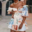 Women's Floral Print V-Neck Sling Dress – Sleeveless Summer Midi Skirt