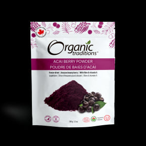 Organic Traditions - Acai Berry Powder, Cold Dried (100g)