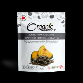Organic Traditions - Pumpkin Seeds, Jumbo (227g)