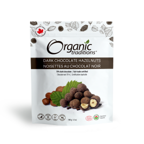 Organic Traditions - Hazelnuts, Dark Chocolate (100g)